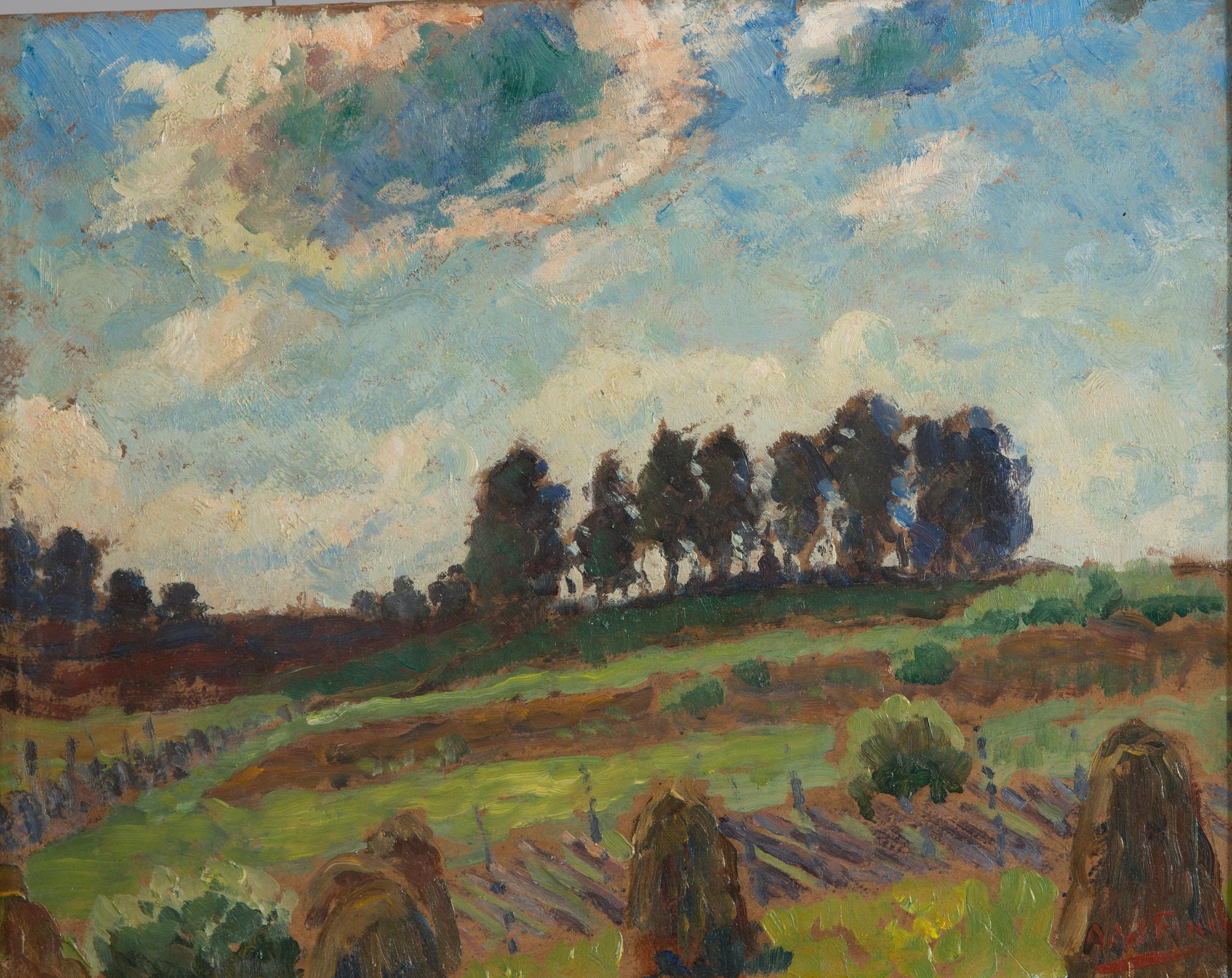 Alfred William Finch, Cloudy Landscape.