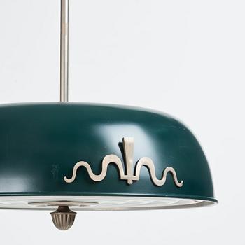 Harald Elof Notini, taklampor, ett par, Böhlmarks, Stockholm 1930-tal.