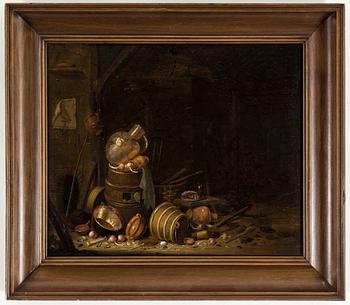 Dirck Wijntrack (Wyntrack), DIRCK WIJNTRACK, oil on panel, signed Wyntrack and dated 1639? (on the edge of the footstool).