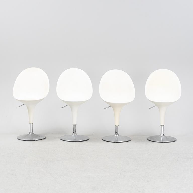 Stefano Giovannoni, a set of four 'Bombo chair', bar chairs, Magis, Italy.