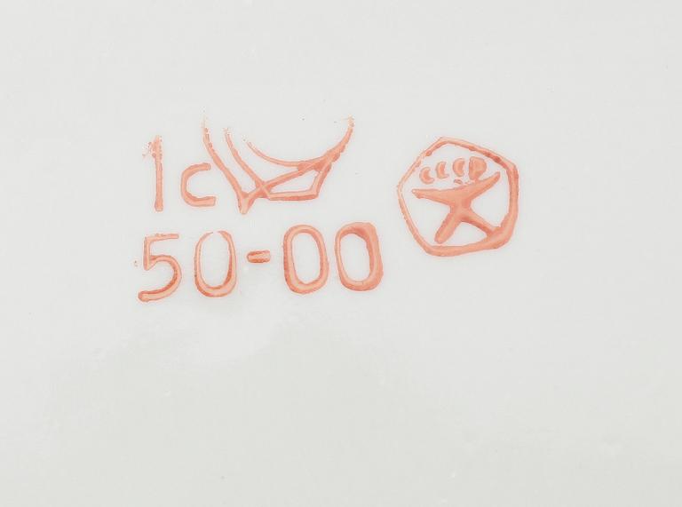 TESERVIS, 9 delar, porslin, Ryssland,1900-talets andra hälft.