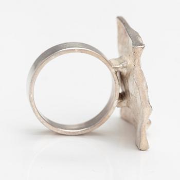 A sterling silver ring. Sirokoru, Turku 1972.
