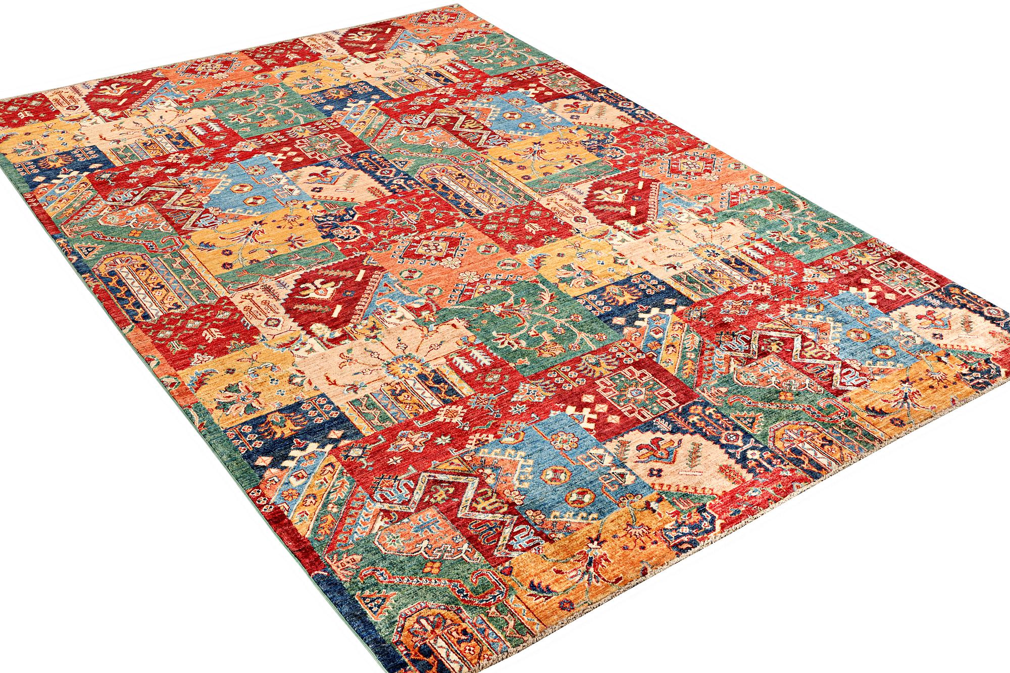 A Kazak carpet, c. 296 x 209 cm.