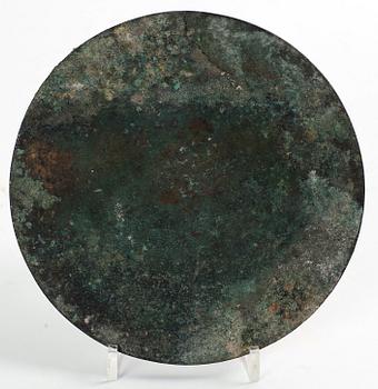 SPEGEL, brons, Han-stil, Kina.