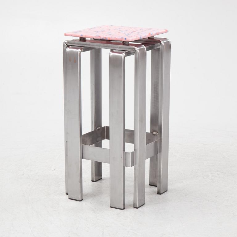 Stamuli & Alessandro Bruzzone, a stool, Greenhouse Bar for Stockholm Furniture Fair 2024.