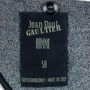 JEAN-PAUL GAULTIER, a men's silver lurex jacket.