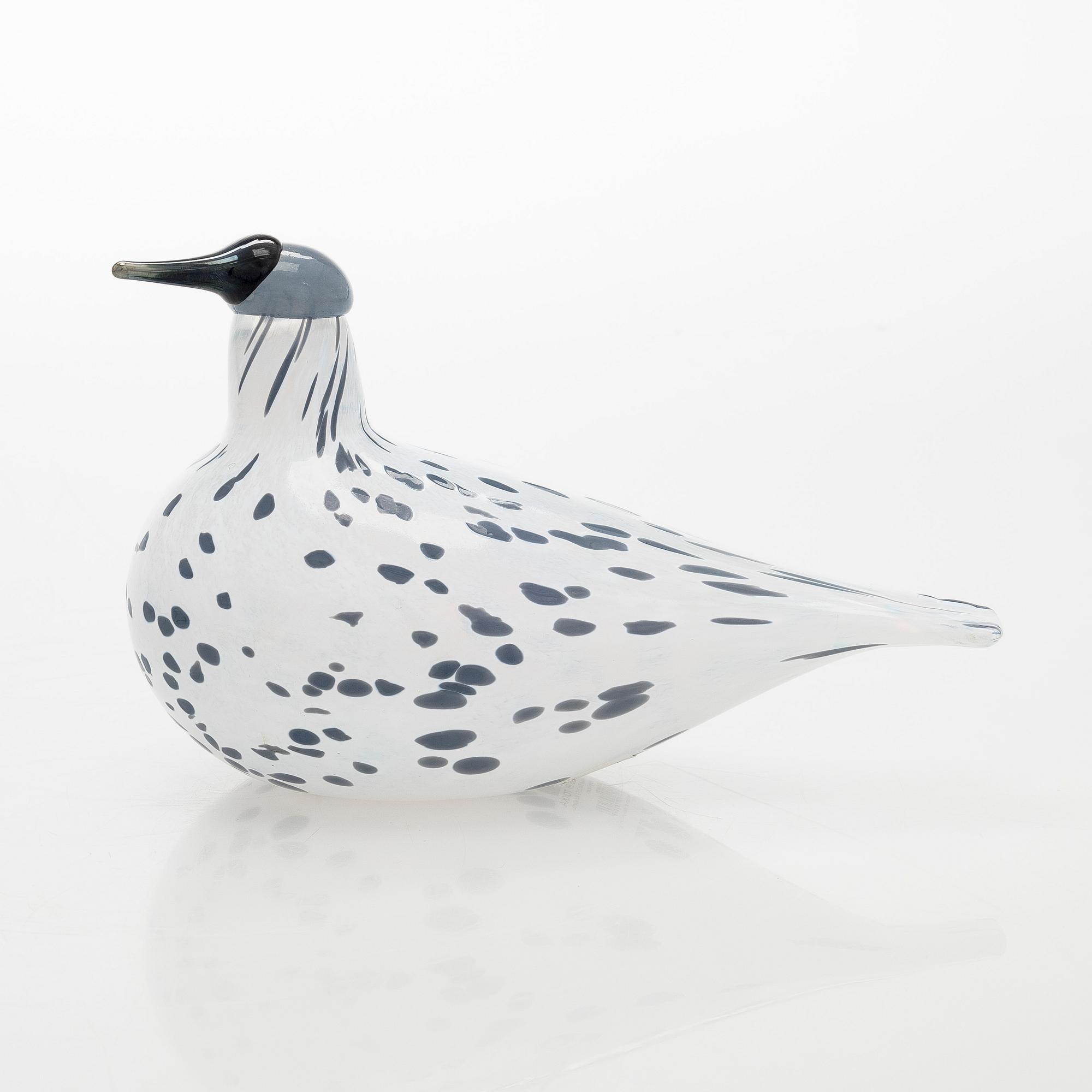 Oiva Toikka, A glass bird, signed O. Toikka Nuutajärvi 2013.