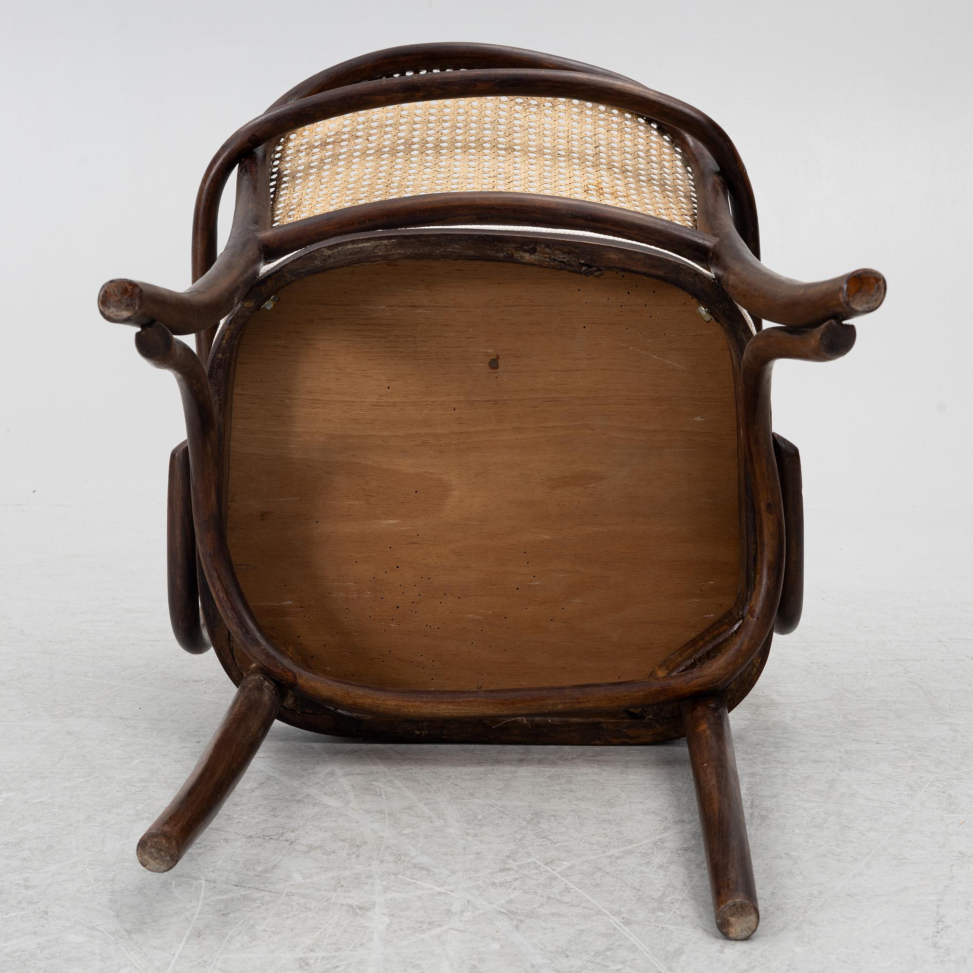 Four armchairs, second half of the 20th century.