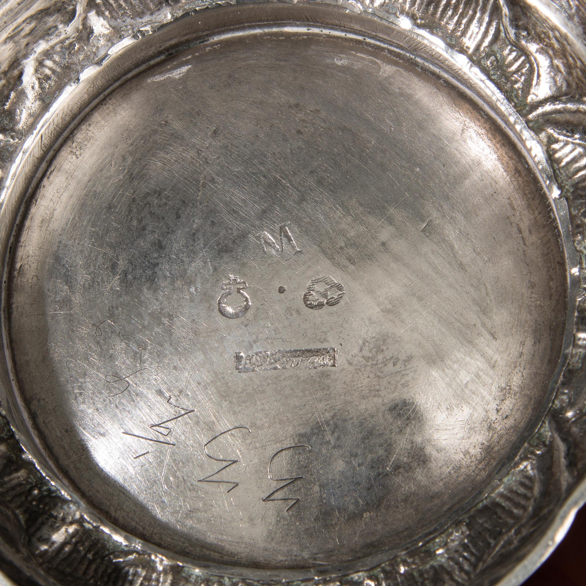 POKAL, silver, Uppsala 1770, Erik Lemon. Vikt 439 g.