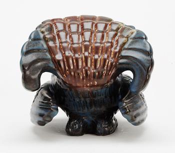 A Gunnar Nylund stoneware figure of a grouse, Rörstrand.