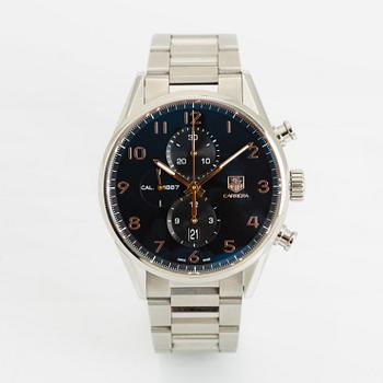 Tag Heuer, Carrera, wristwatch, chronograph, 43 mm.