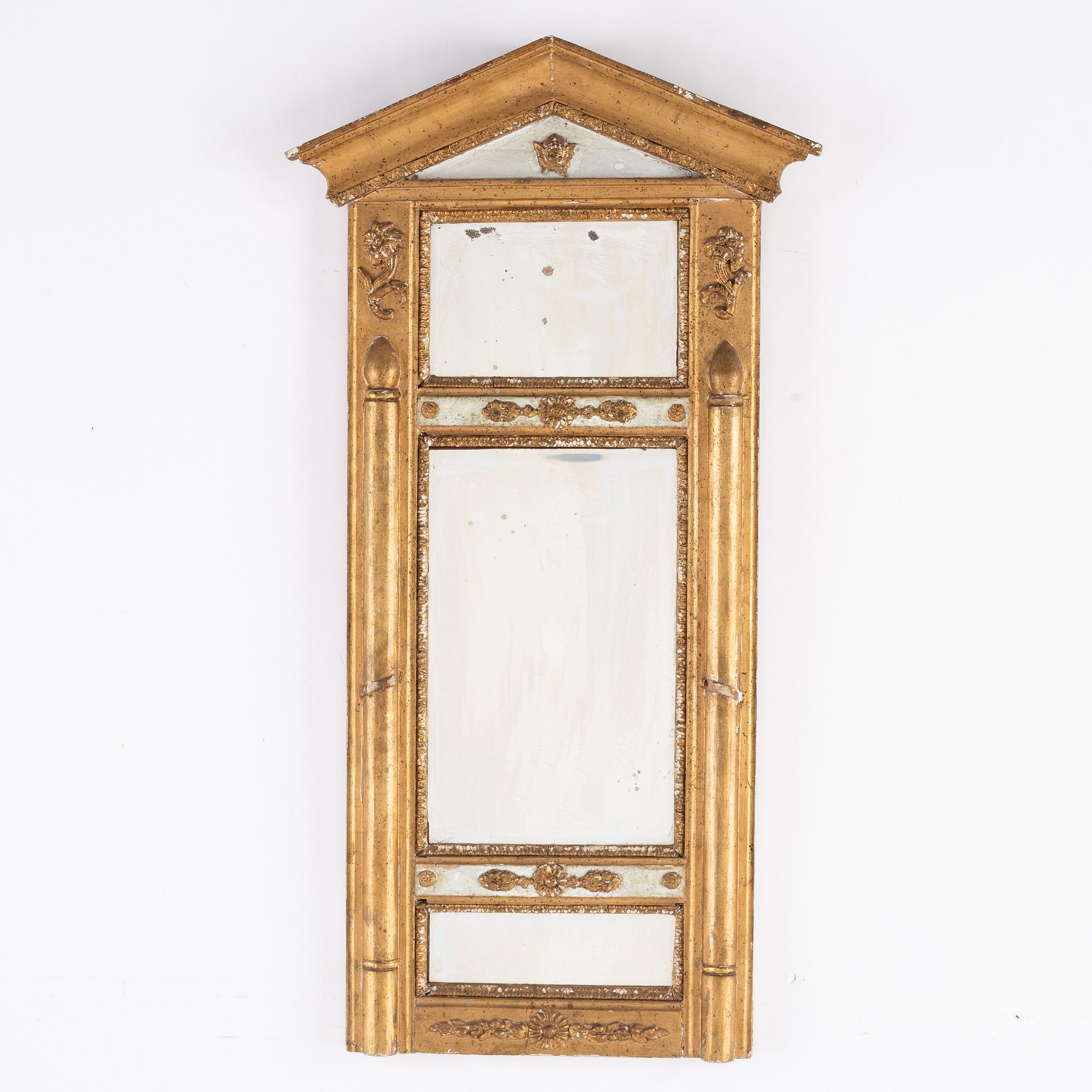 A Swedish mid 19th century mirror.