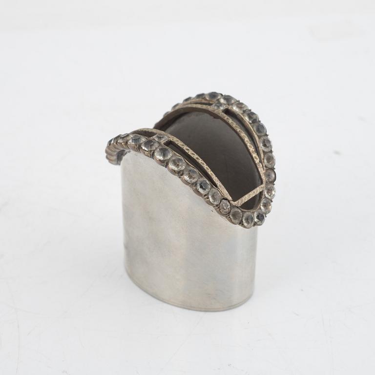 Estrid Ericson, a business card holder, Firma Svenskt Tenn, Stockholm, 1970.