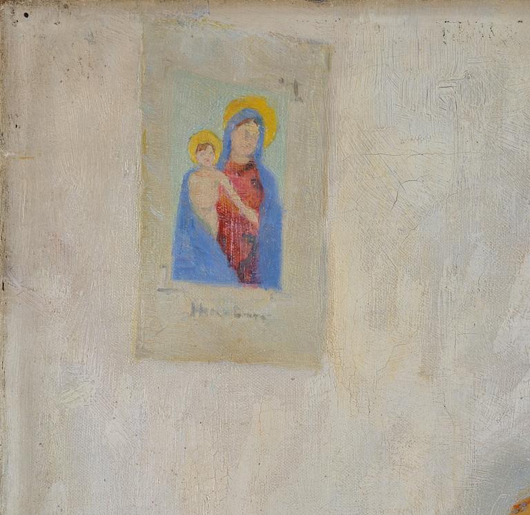 Marie Martha Krøyer, "Italienska med barn" (Modersglädje).