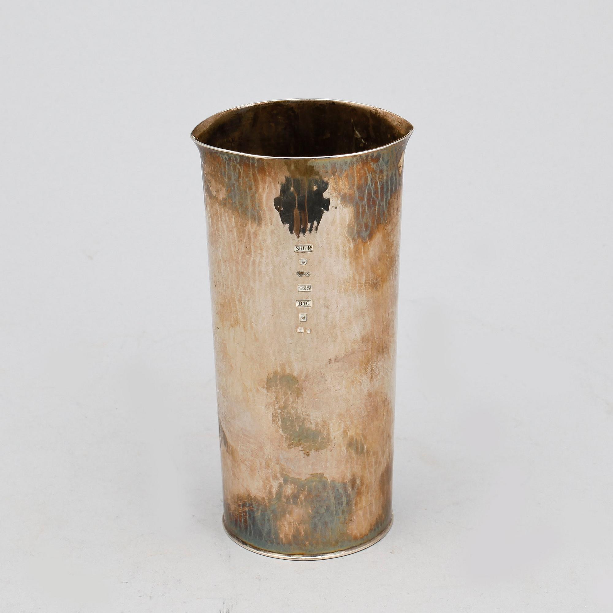 VAS, sterlingsilver, Sigurd Persson, Stockholm 1978. Vikt ca 244 gram.