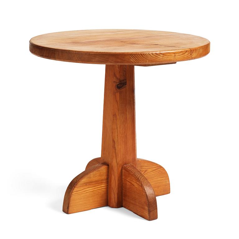 Axel Einar Hjorth, a stained pine "Lovö" table, Nordiska Kompaniet, Sweden 1930's.