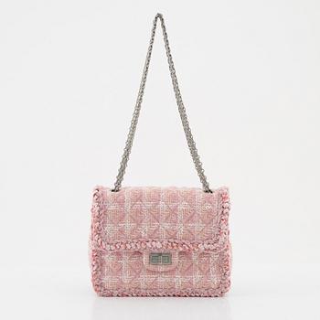 Chanel, a pink 'Mini Tweed Flap Bag', 2018.