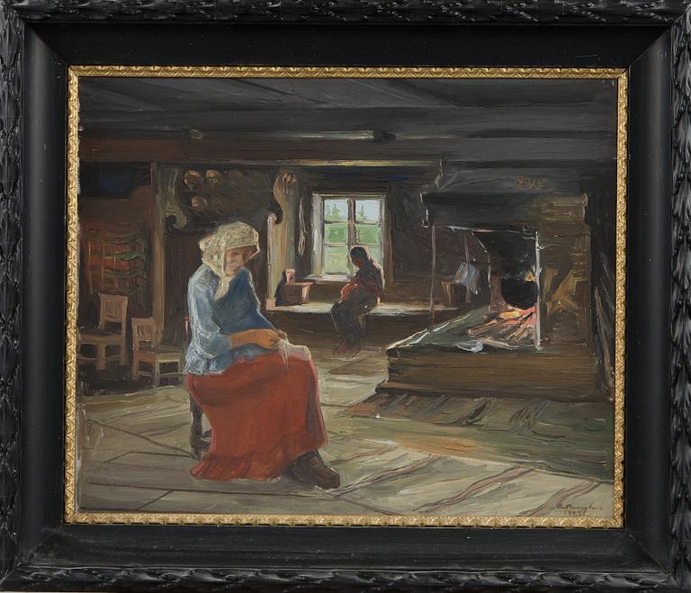 Carl Bengts, Sisäkuva tuvasta.