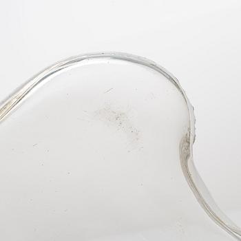 Alvar Aalto, a 1939-1940 dish '9748' signed Alvar Aalto for Karhula Glassworks, Finland.