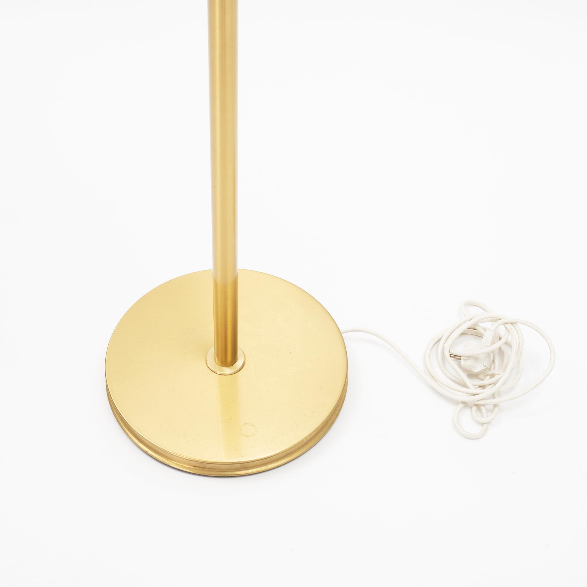 Josef Frank, a model 2148 brass floor light, Svenskt Tenn.