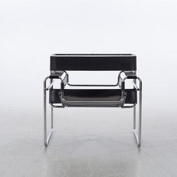 MARCEL BREUER, fåtölj modell "Wassily" för Gavina, 1900-talets andra hälft.