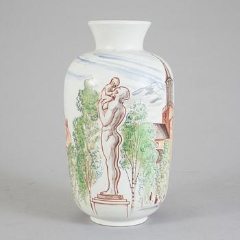 VAS, stengods, Lars Thorén, Rörstrand, signerad.