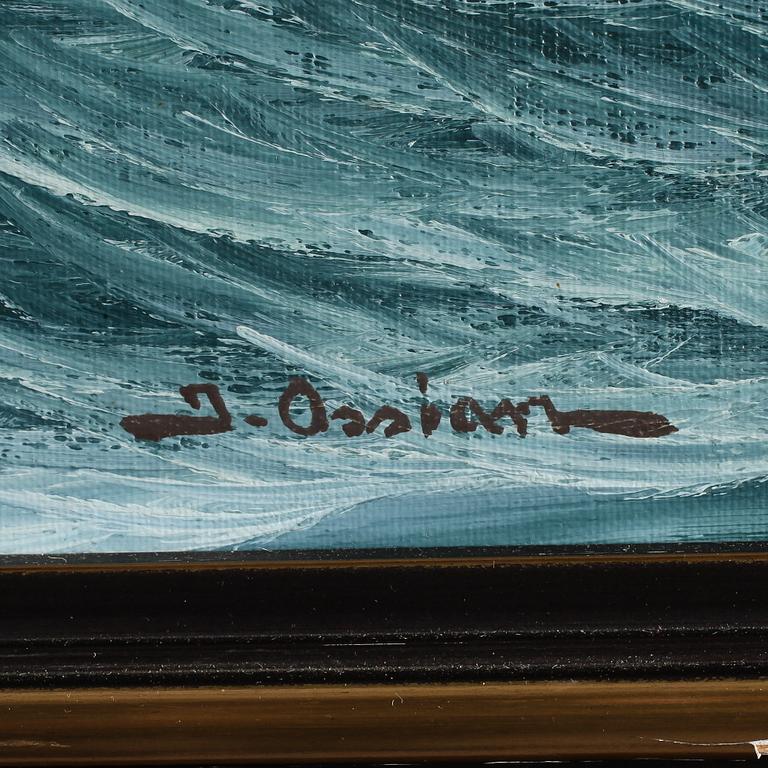 JOHAN OSSIAN-ANDERSSON, olja på duk, signerad.