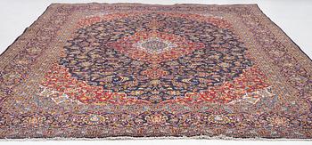 Carpet, Keshan, approx. 400 x 295 cm.