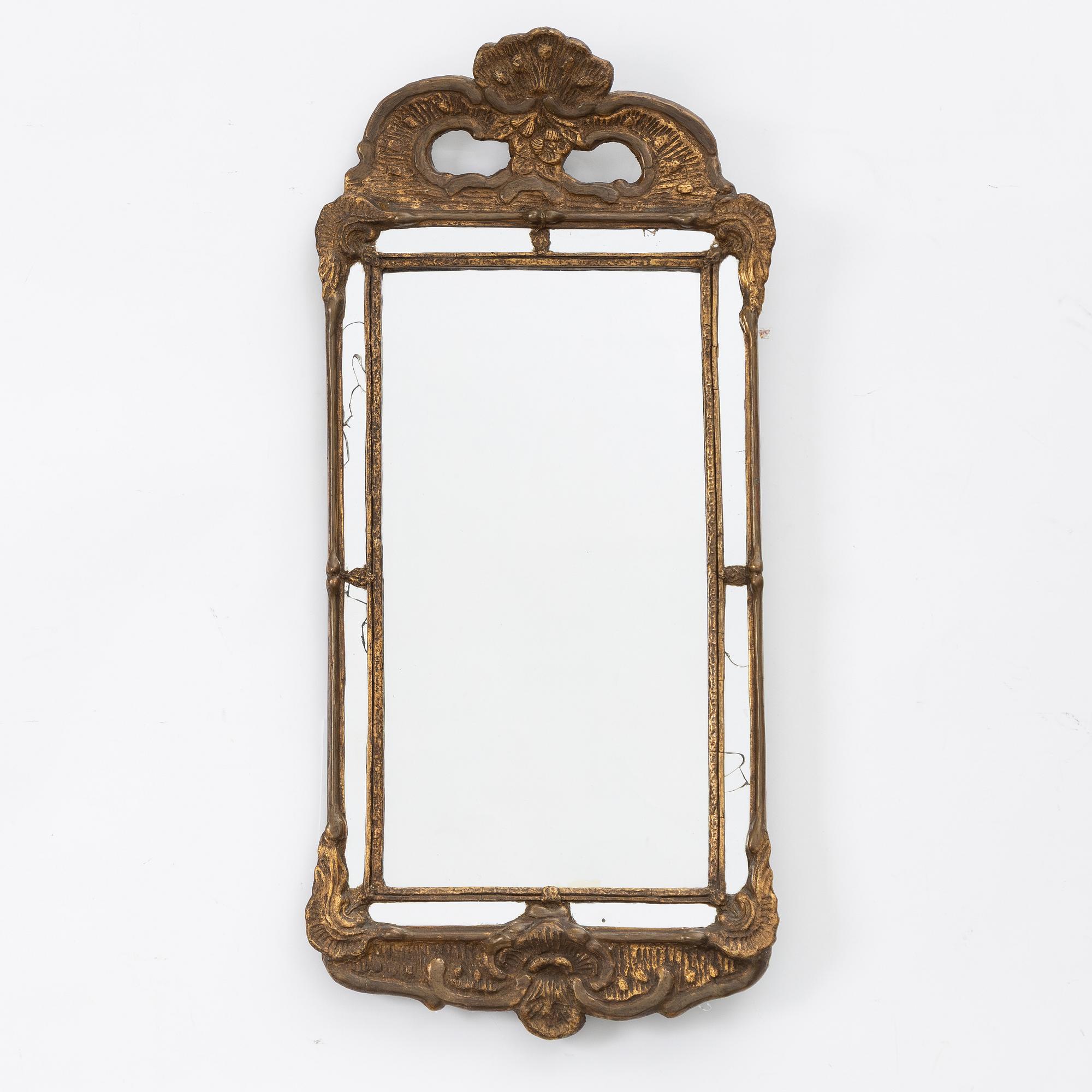 Spegel, rokokostil, 1800-tal.