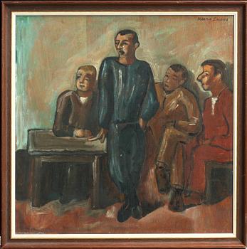 MARTIN EMOND, olja på pannå, sign.