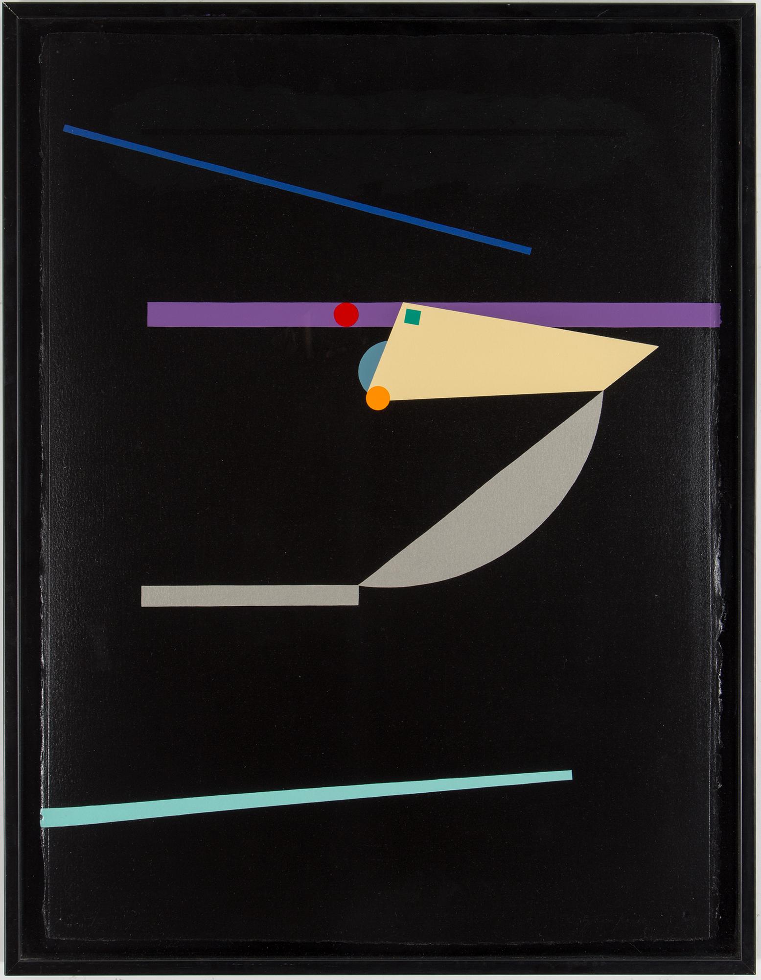 C GÖRAN KARLSSON, färgserigrafi. Signerad och daterad -81. Numrerad EO VI/VI.