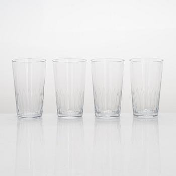 Göran Hongell, A 43-piece glass ware set "Kilta". Iittala, in production 1947-1966.