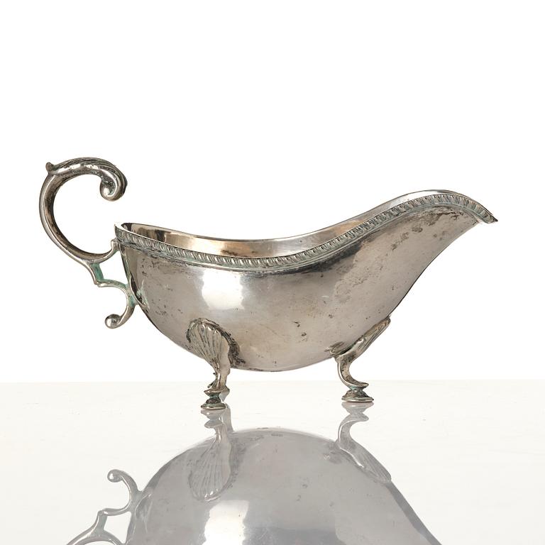 Tedos, sauceboat and cup, silver, including Ottoman Empire.