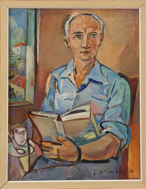 Ludwig Klimek, Male portrait.