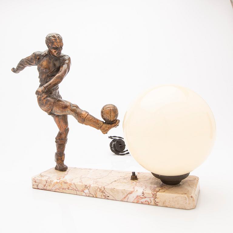 Table lamp, 20th century.