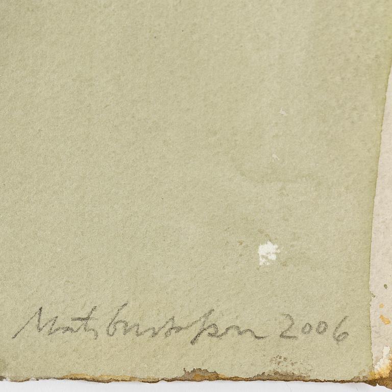 MATS GUSTAFSON, watercolour, signed and dated 2006.