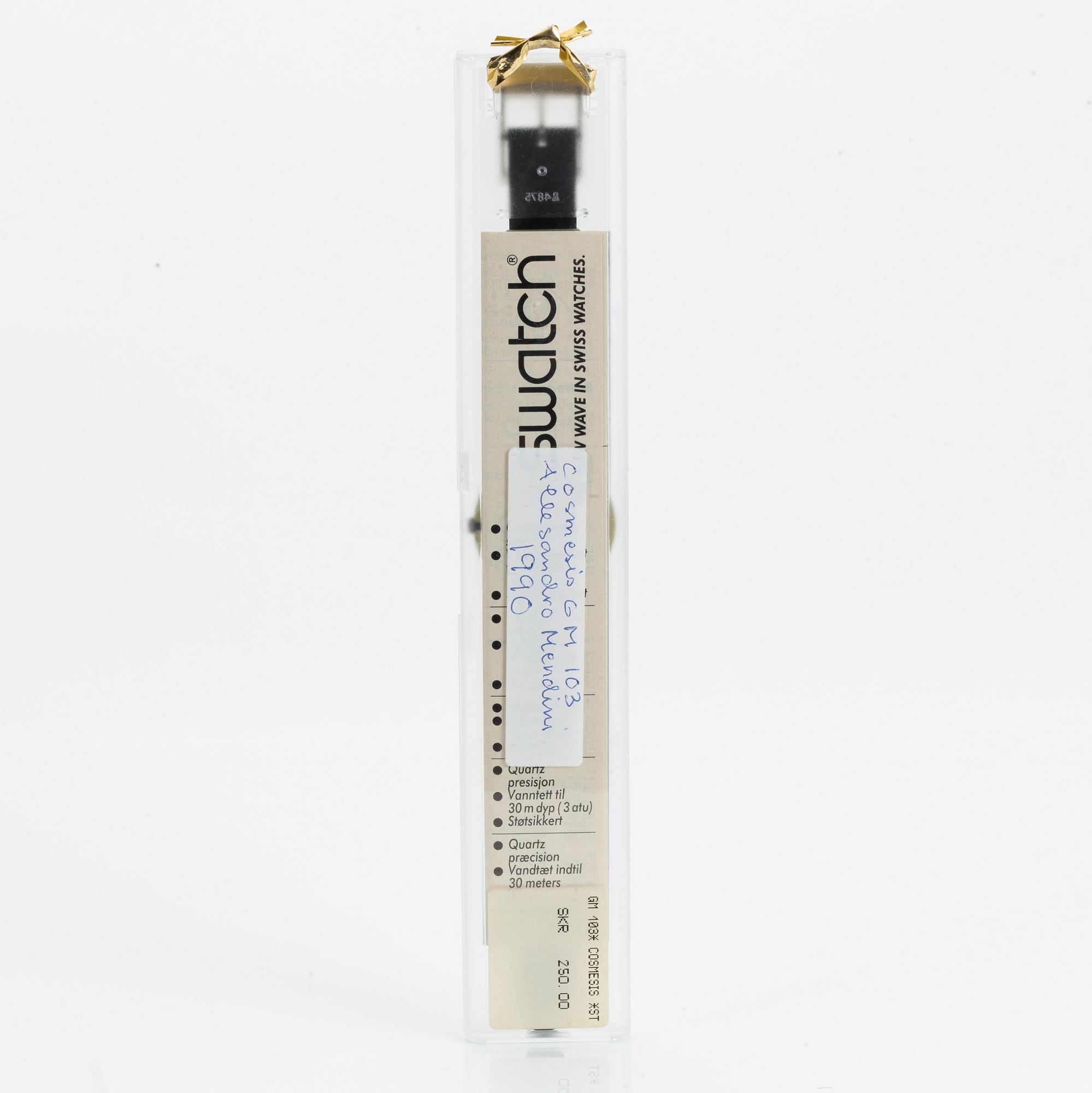 Swatch, Cosmesis, wristwatch, 34 mm.