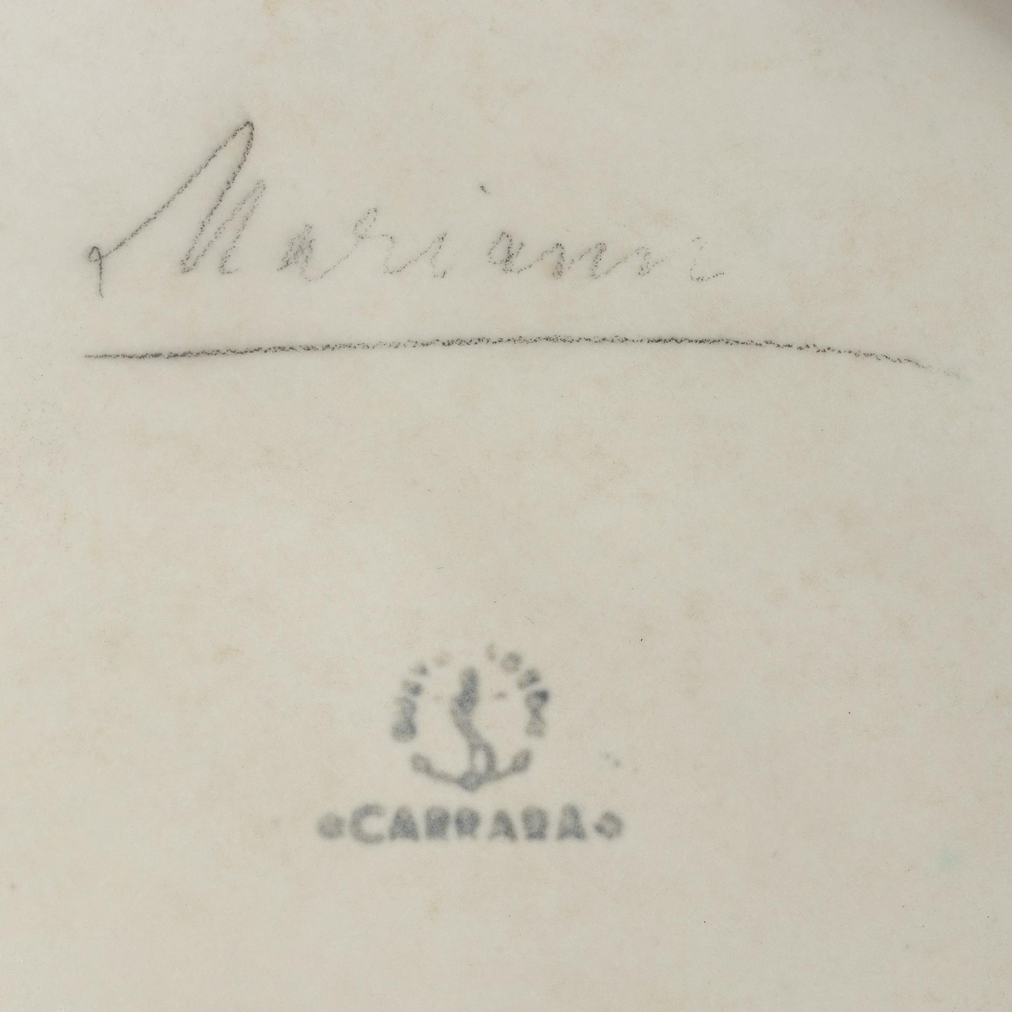 Wilhelm Kåge, fat, 2 st "Carrara", Gustavsberg.