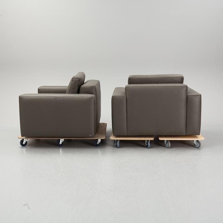 A pair of De Sede armchairs,