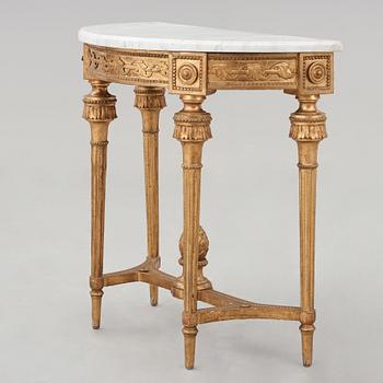 KONSOLBORD. Stockholmsarbete 1700-talets slut, Gustavianskt.