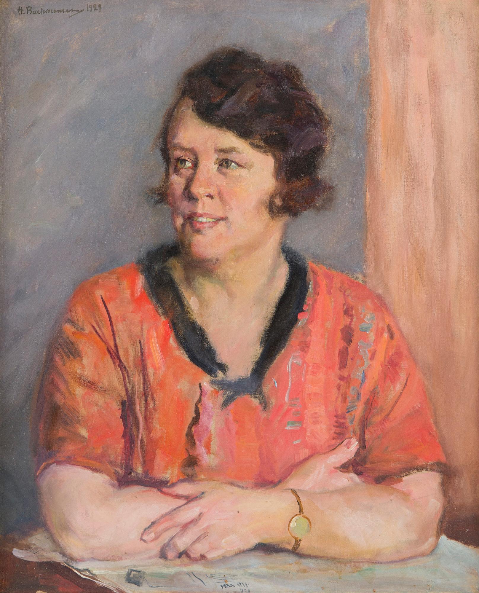 Hugo Backmansson, Portrait of a Woman.