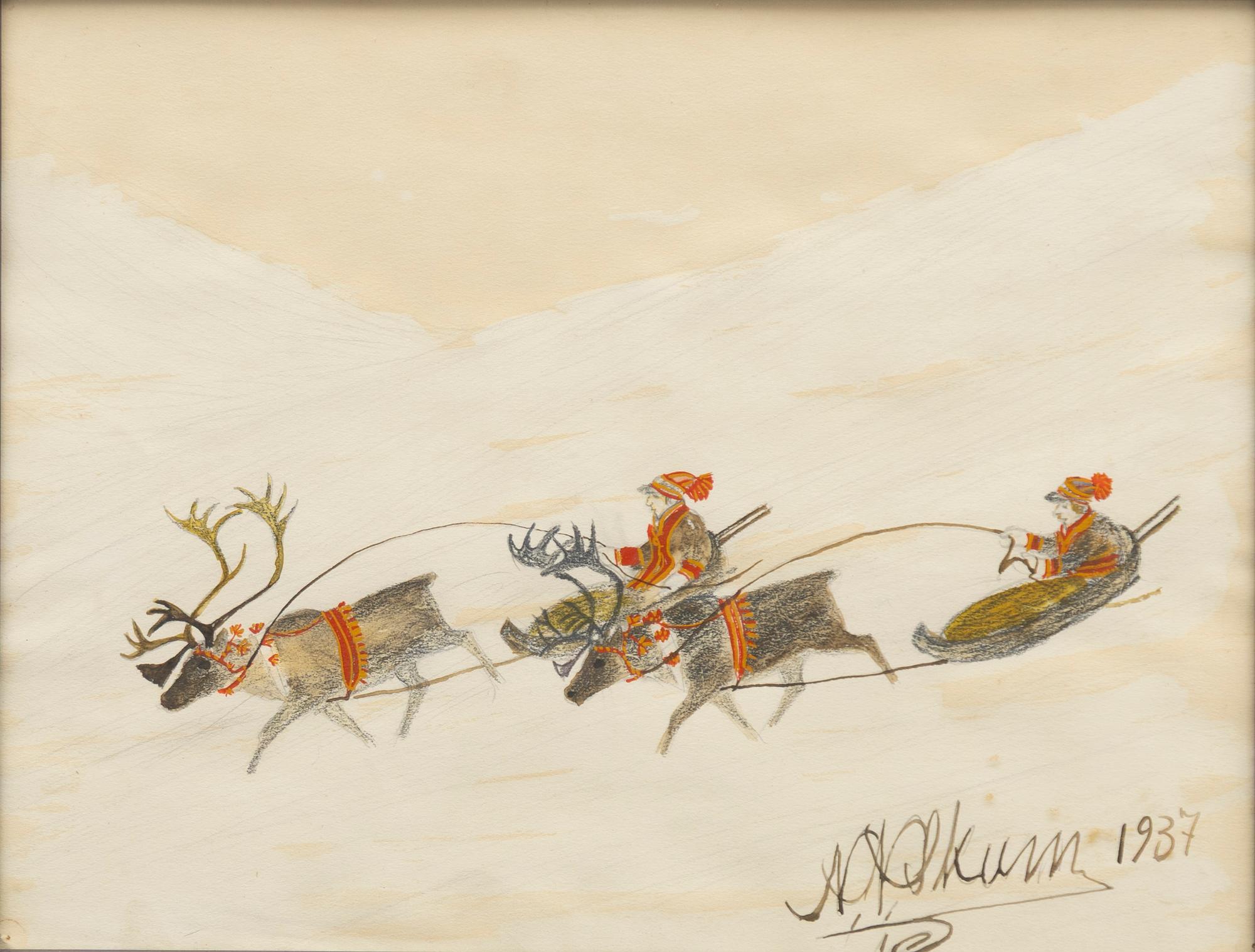 Nils Nilsson Skum, Reindeer harness.