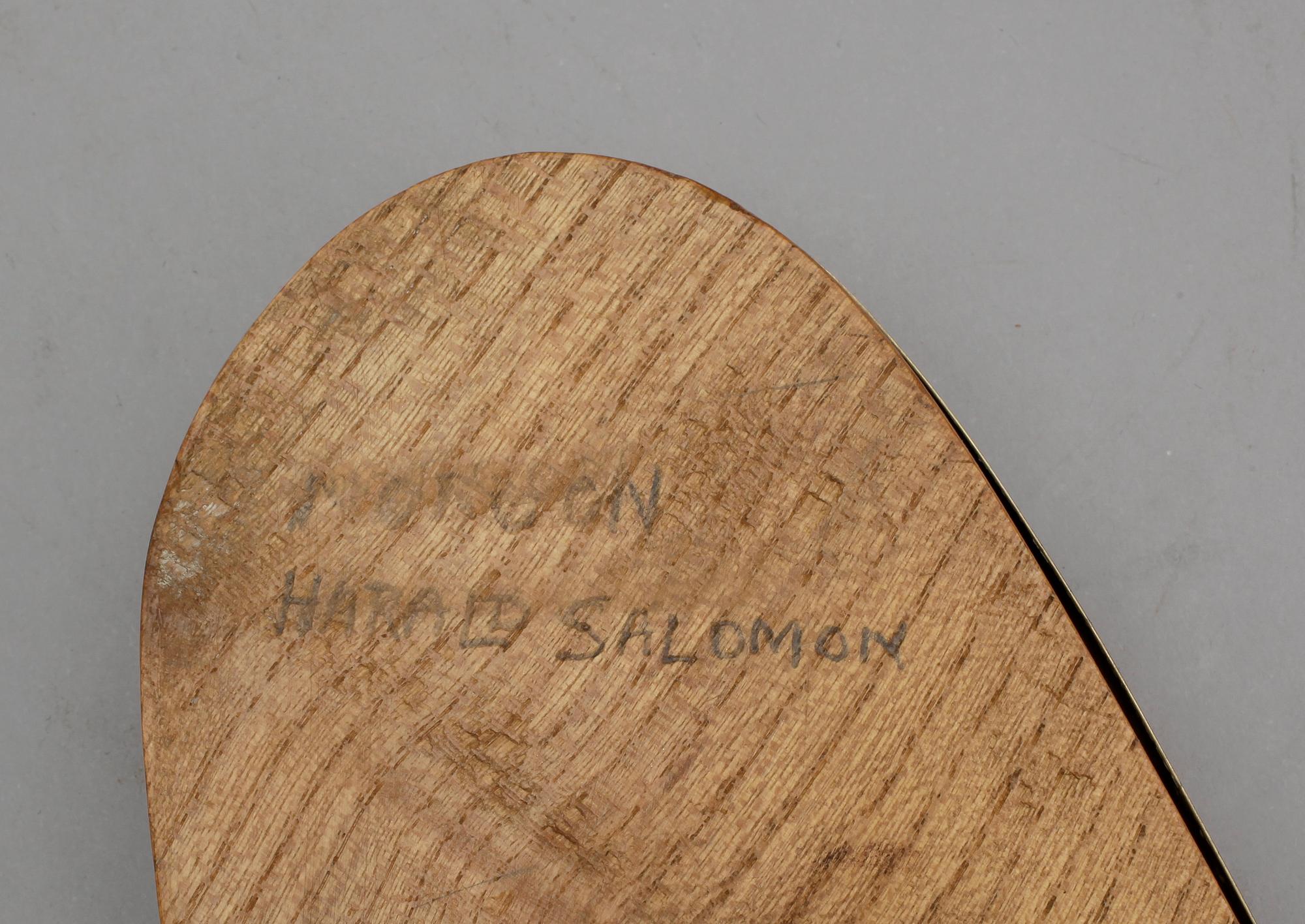 HARALD SALOMON, skulptur, stengods, Rörstrand, monogramsignerad.