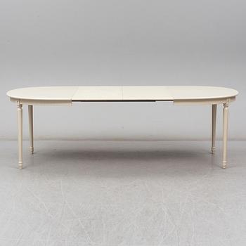 A second half of the 20th century Gustavian style dining table.
