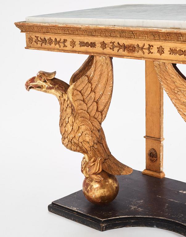 Konsolbord, Stockholmsarbete, tidigt 1800-tal, Empire.