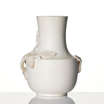 Wilhelm Kåge, a set of two "Carrara" ceramic vases, Gustavsberg, 1930s-40s.