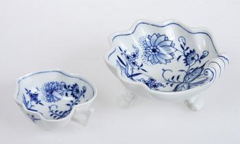 PARTI PORSLIN, 23 delar, "Lökmönstret", Meissen.