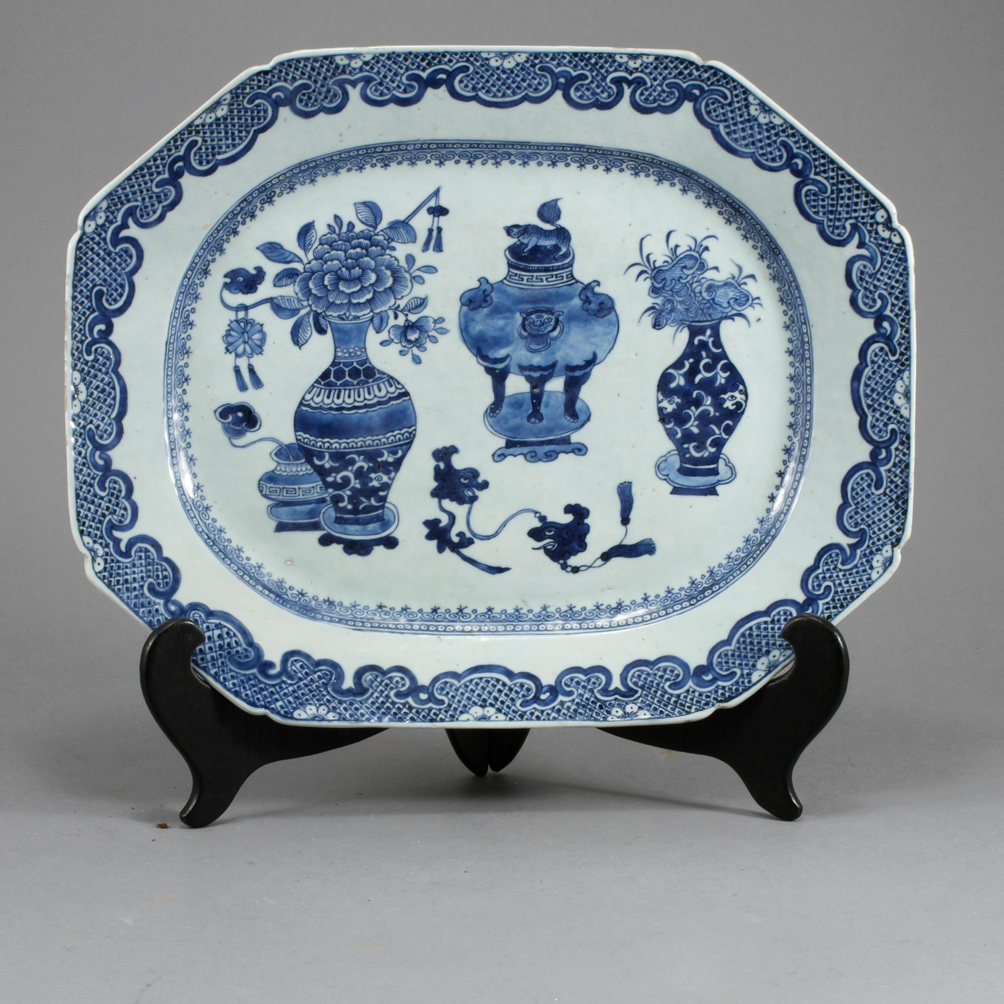 STEKFAT, porslin, Kina, 1700-tal.