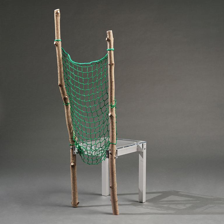 Fredrik Paulsen, stol, unik, "Chair One, Sloppy Bugatti", JOY, 2024.