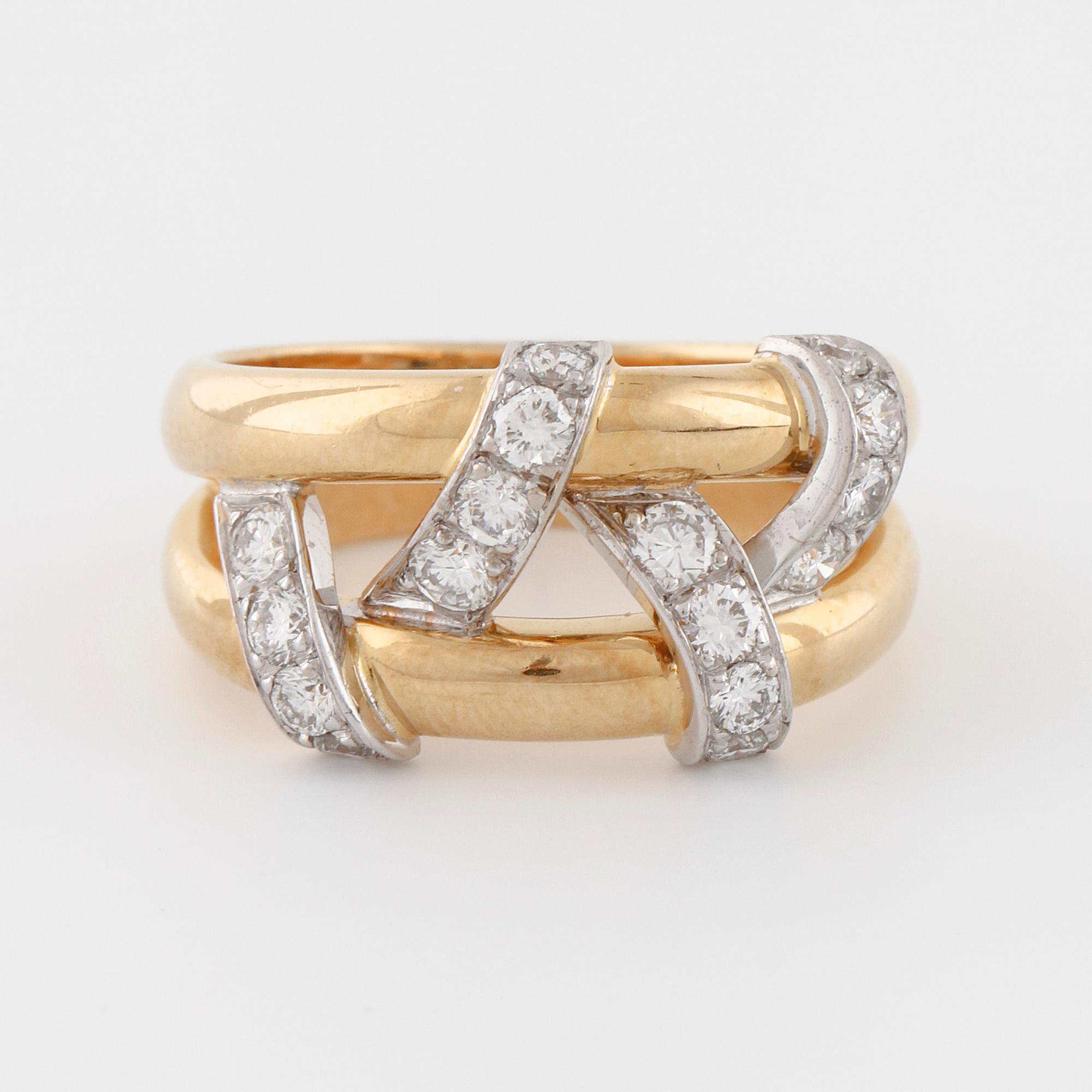 RING, med briljantslipade diamanter, totalt 0.66 ct, Engelbert, Stockholm, 1996.